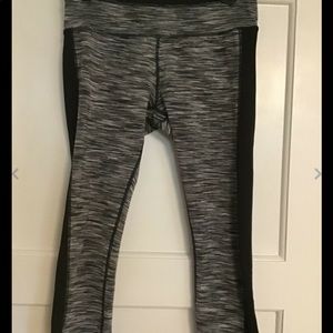 Marc New York Womens Black White Capri Leggings